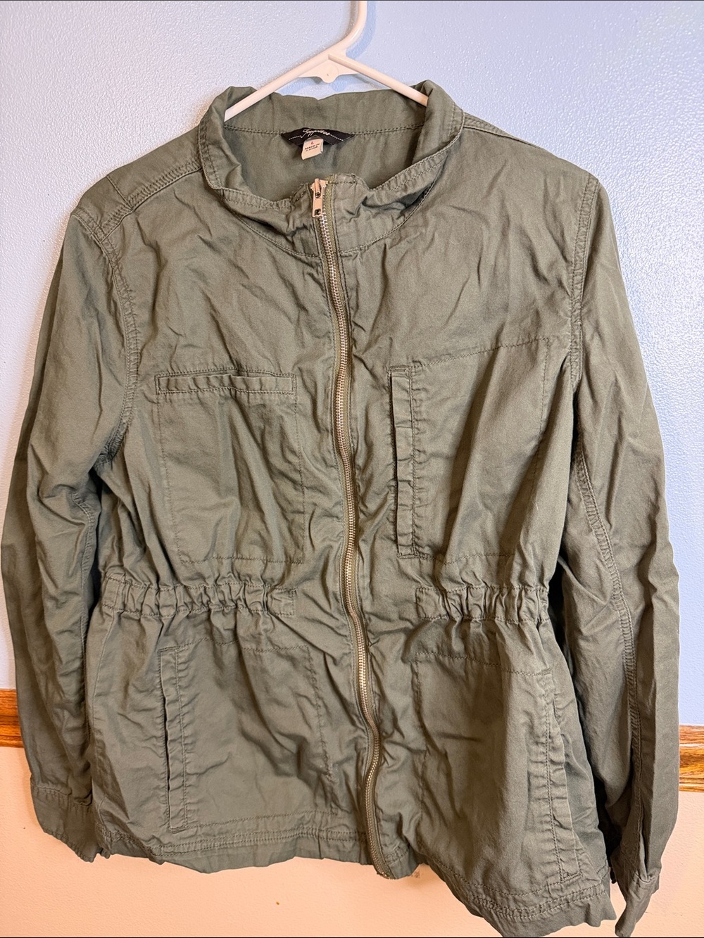 Supplies by Unionbay Olive Green Lightweight Utility Jacket Size L